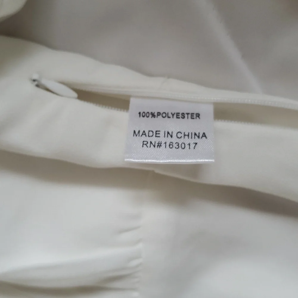 Princess Polly Ariah White Puff Sleeve Blouse sz 2 - Picture 4 of 5